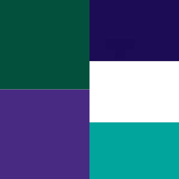 CoFlex® Cohesive Bandage 2 Inch X 5 Yard Self-Adherent Closure Teal / Blue / White / Purple / Green NonSterile 14 lbs. Tensile Strength (463058_EA) 1/EA