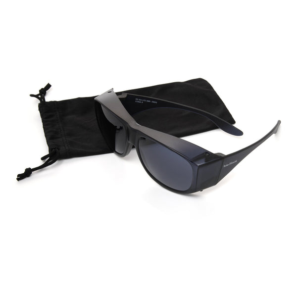 Solar Shield® Lite Fits Over Sunglasses Fit Over Polycarbonate Lens Black Frame Over Ear (1203748_EA) 1/EA