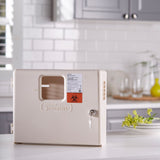 McKesson Prevent® Sharps Container Cabinet / Wall Enclosure High Impact Polystyrene Wall Mount Locking (855128_EA) 1/EA