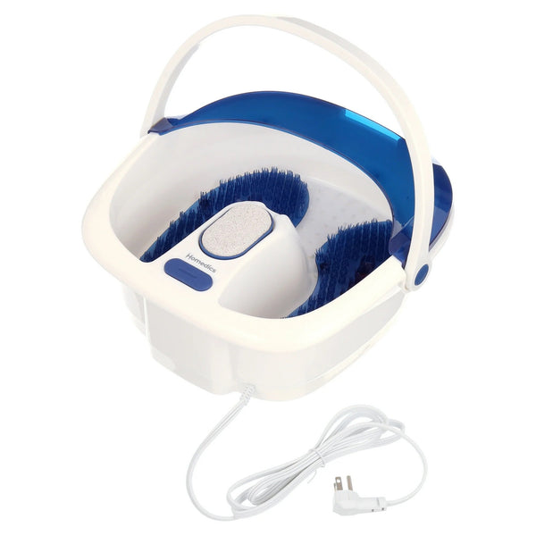 HoMedics® Bubble Bliss Elite Foot Bath with Heat Boost Blue / White Plastic (1253807_EA) 1/EA