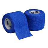 3M™ Coban™ Cohesive Bandage 1 Inch X 5 Yard Self-Adherent Closure Blue NonSterile Standard Compression (222000_CS) 30/CS