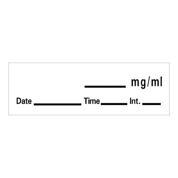 Barkley® Drug Label Anesthesia Label _mg/mL Date_Time_Int_ White 1/2 X 1-1/2 Inch (539401_RL) 1/RL
