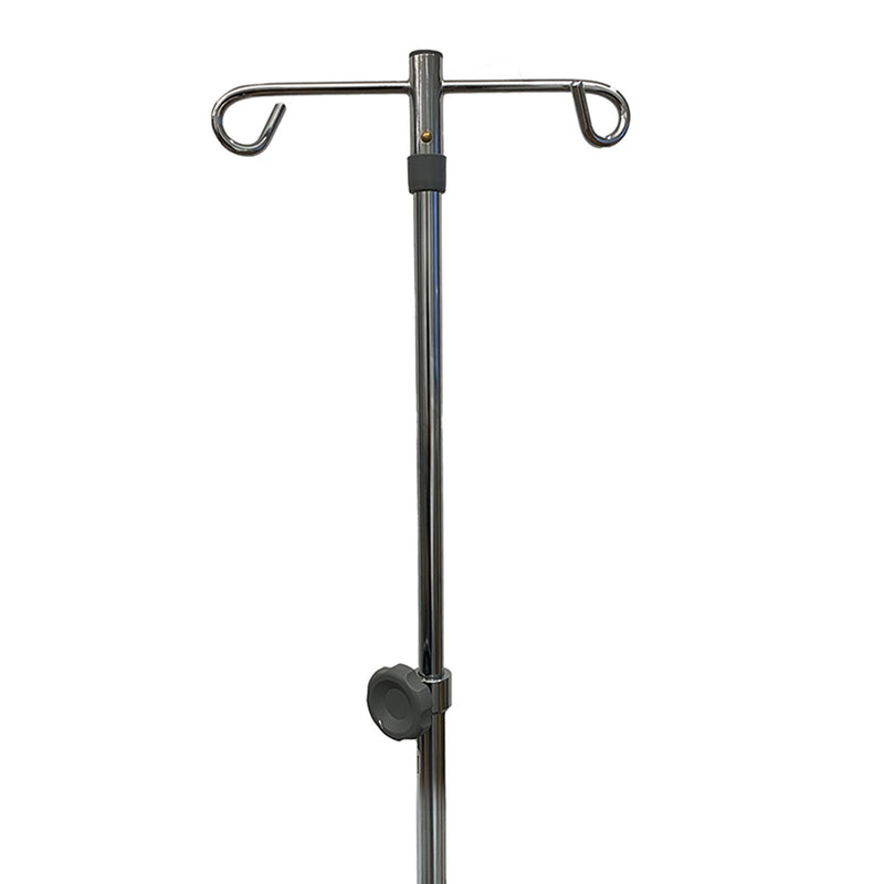 McKesson IV Stand Floor Stand 2 Hooks 5 Legs with Casters (1223671_EA) 1/EA