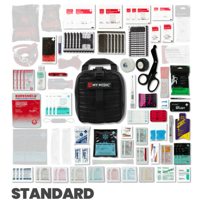 My Medic™ MYFAK Standard First Aid Kit Black Nylon Bag (1207715_EA) 1/EA