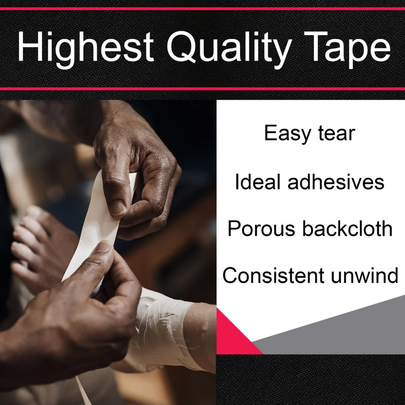 Cramer® 950 Athletic Tape White 1-1/2 Inch X 15 Yard Cotton / Zinc Oxide NonSterile (839896_CS) 32/CS