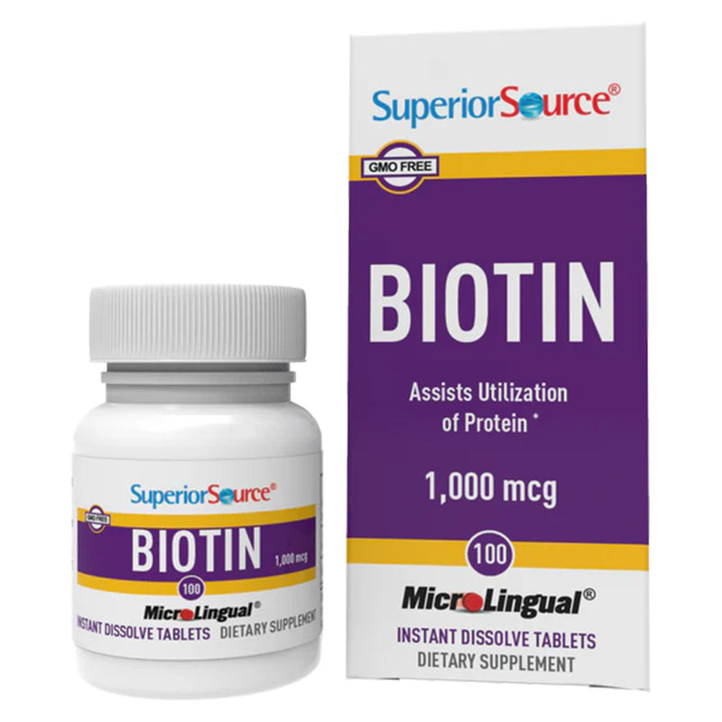 Up&Up Biotin Supplement Vitamin B7 1,000 mcg Strength Tablet 100 per Bottle (786042_BT) 1/BT