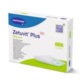 Zetuvit® Plus Silicone Super Absorbent Dressing Silicone Adhesive 8 X 8 Inch Square (1181539_EA) 1/EA