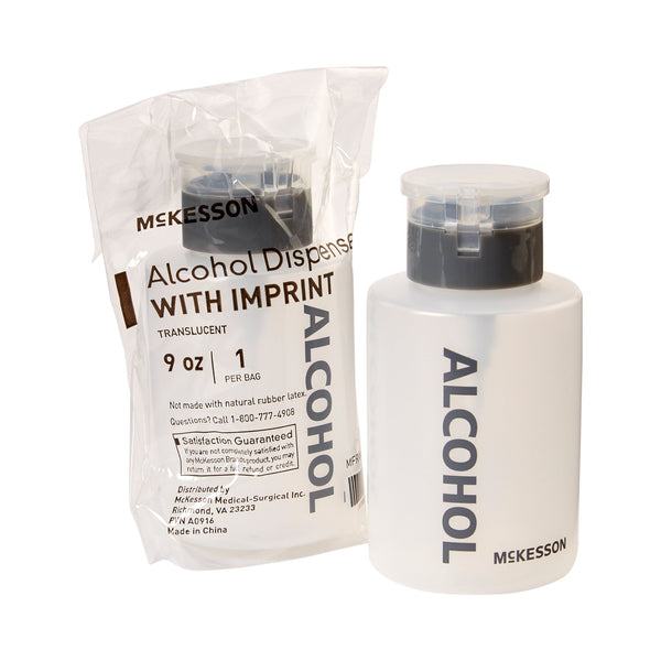 McKesson Alcohol Dispensing Bottle Polyethylene Opaque 9 oz. (625081_BX) 12/BX