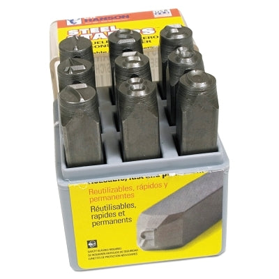 C.H. Hanson 1/4&quot; Heavy Duty Steel Number Set (337-21440) 1 Set