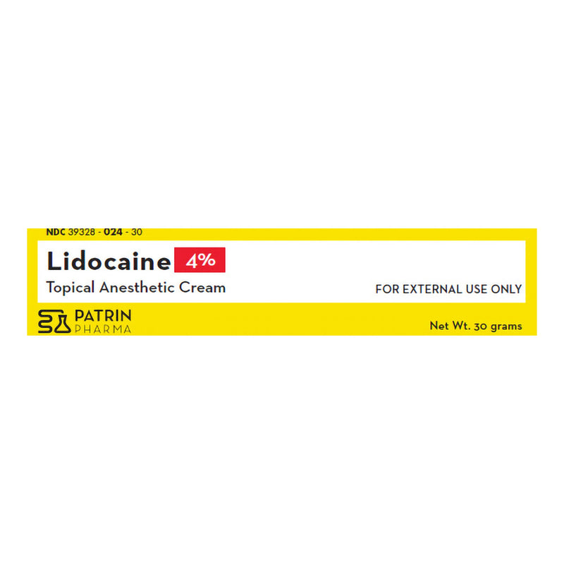 Patrin Pharma Inc Lidocaine HCl 4% Cream 30 Gram (1128103_EA) 1/EA