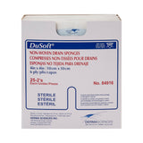 DuSoft® Drain Sponge 4 X 4 Inch 6-Ply Sterile 2 per Pack (645798_CS) 300/CS