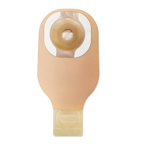 Premier™ Ostomy Pouch One-Piece System 12 Inch Length Flat, Pre-Cut 1-3/8 Inch Stoma Drainable (1043818_BX) 10/BX