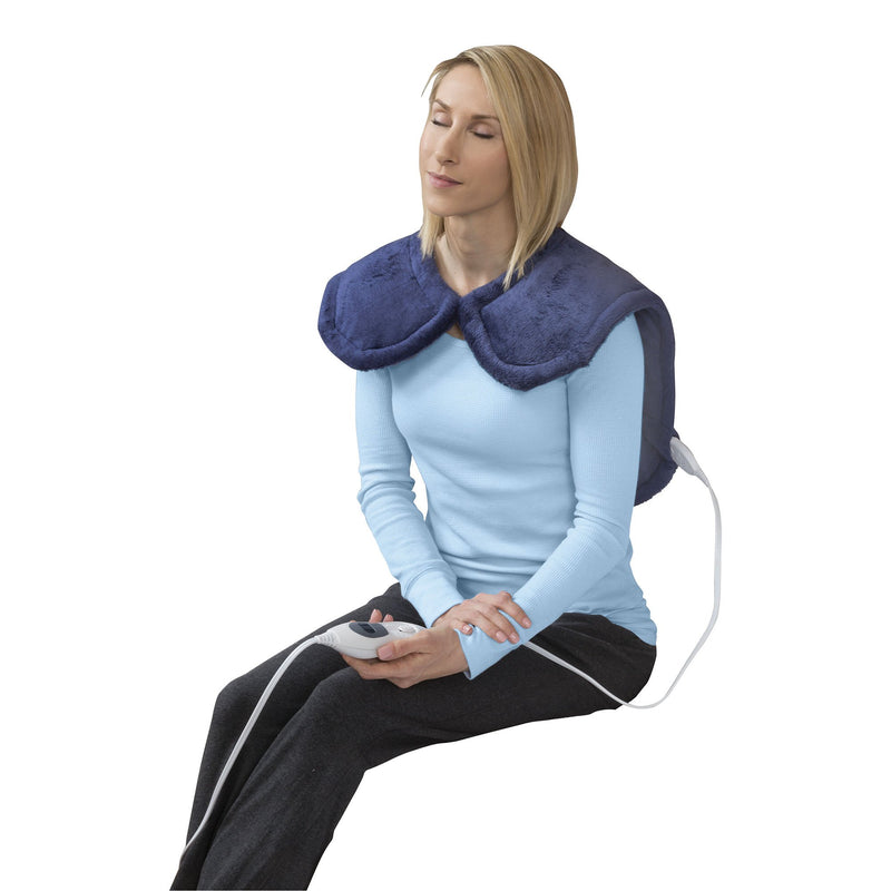 Theracare™ Heating Pad Neck / Shoulder / Back One Size Fits Most Micro-Plush Fabric Reusable (1226099_EA) 1/EA