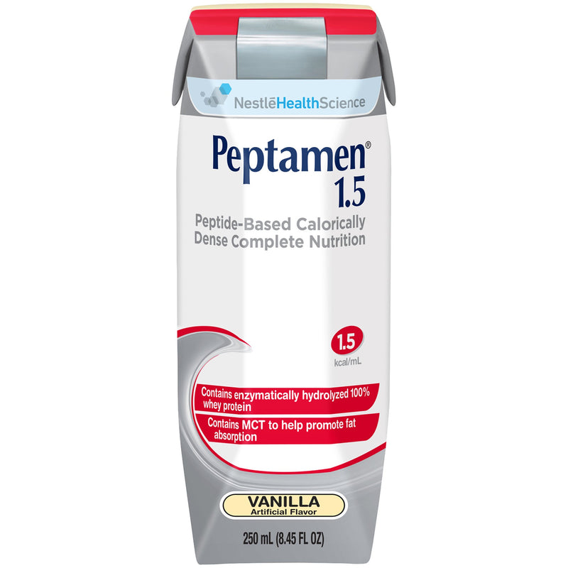 Peptamen® 1.5 Oral Supplement Vanilla Flavor Liquid 250 mL Carton (467630_CS) 24/CS