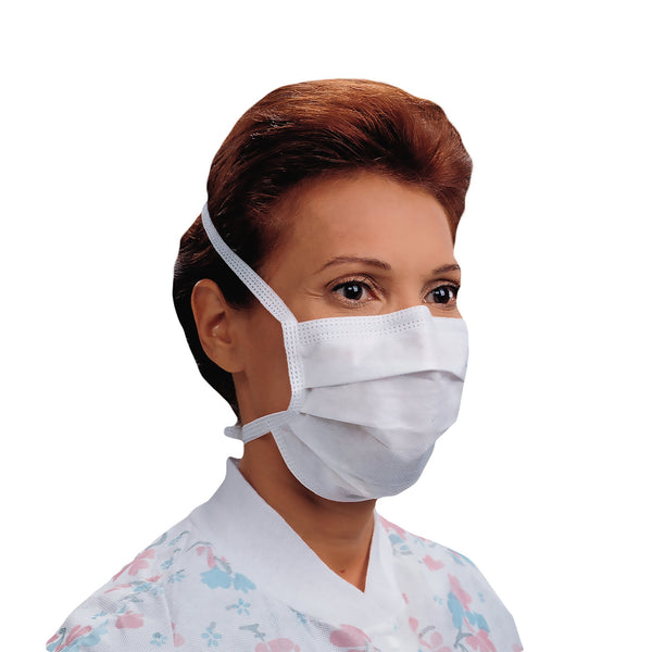 Halyard Surgical Mask Not Rated Tie Closure One Size Fits Most (367815_CS) 300/CS