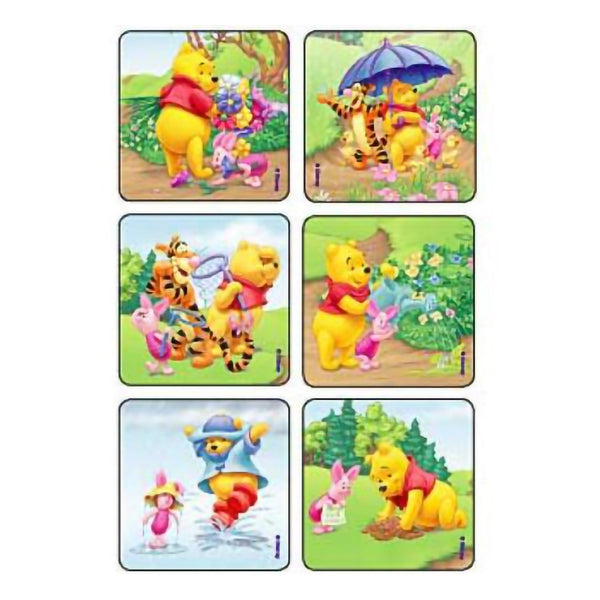 Kids Love Stickers® 90 per Pack Sunny time Pooh and Pals Sticker 2-1/2 Inch (520858_PK) 90/PK