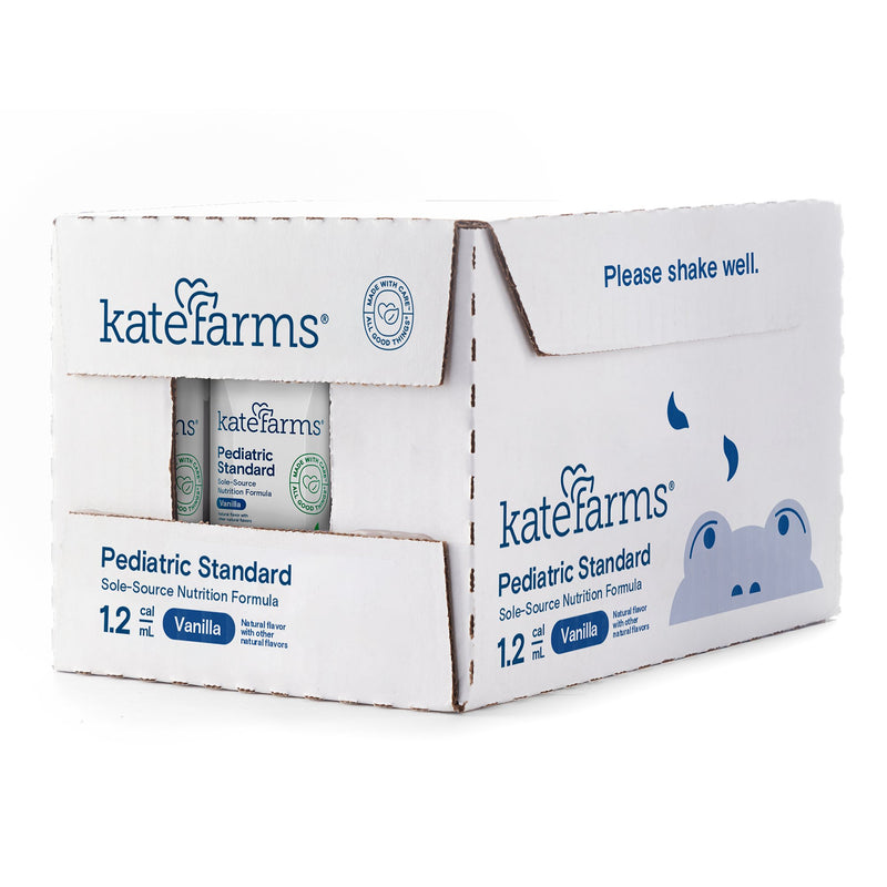Kate Farms Pediatric Standard 1.2 Pediatric Oral Supplement Vanilla Flavor 8.45 oz. Carton Liquid Organic Pea Protein (1105970_EA) 1/EA