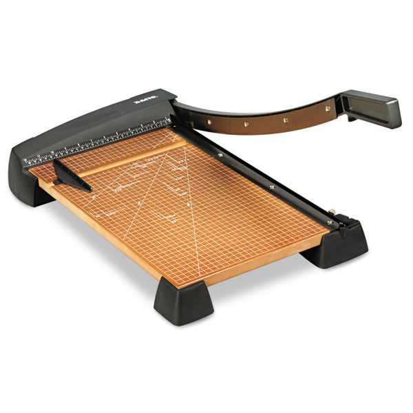 X-ACTO® Heavy-Duty Wood Base Guillotine Trimmer, 15 Sheets, 18" Cut Length, 12 x 18 (EPI26358) Each