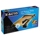 X-ACTO® Heavy-Duty Wood Base Guillotine Trimmer, 15 Sheets, 18" Cut Length, 12 x 18 (EPI26358) Each