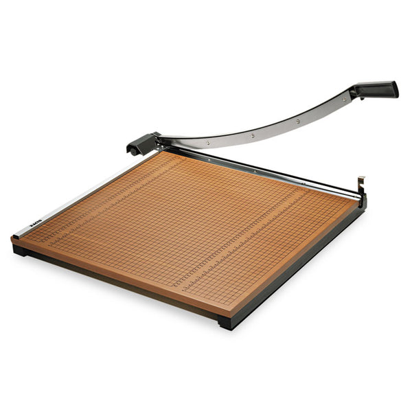 X-ACTO® Square Commercial Grade Wood Base Guillotine Trimmer, 20 Sheets, 24" Cut Length, 24 x 24 (EPI26624) Each