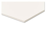 Fome-Cor® Pro Foam Board, Polystyrene, 40 x 30, White Surface and Core, 10/Carton (ACJ07045109) Case of 10