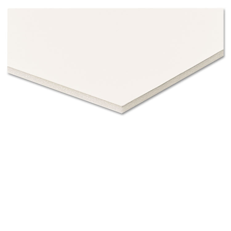 Fome-Cor® Pro Foam Board, Polystyrene, 40 x 30, White Surface and Core, 10/Carton (ACJ07045109) Case of 10