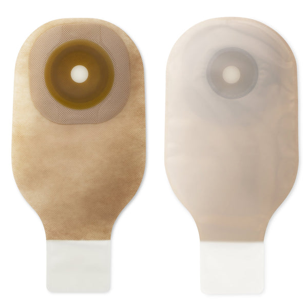 Premier™ Flextend™ Colostomy Pouch One-Piece System 12 Inch Length Flat, Pre-Cut 1 Inch Stoma Drainable (247742_BX) 10/BX