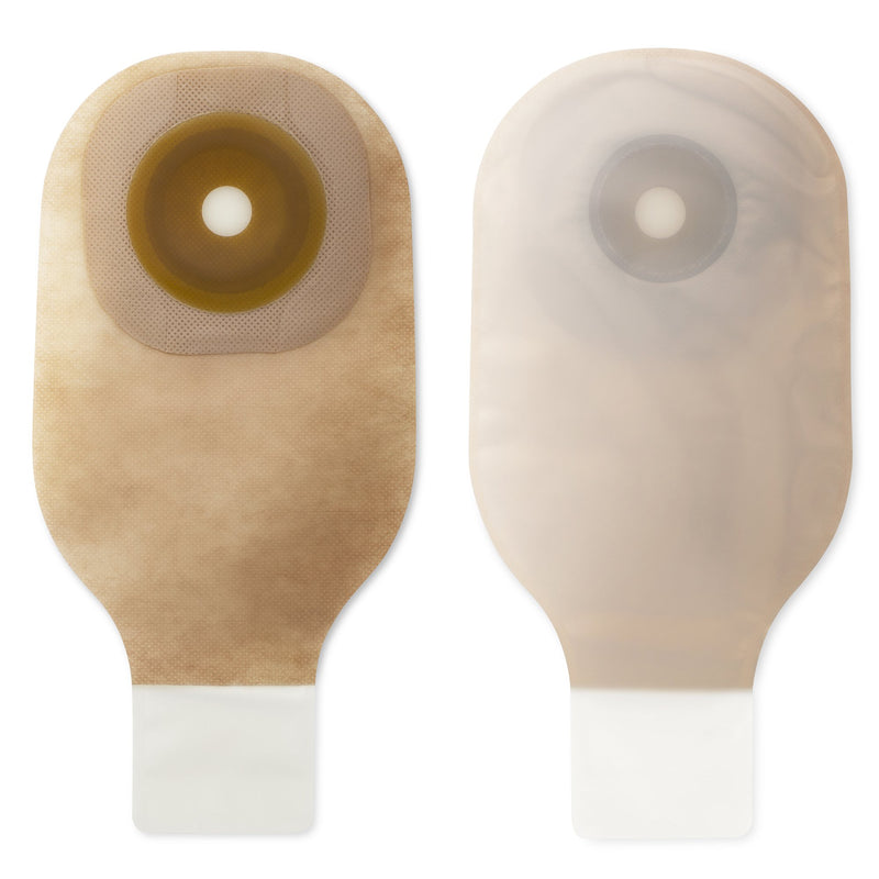 Premier™ Flextend™ Colostomy Pouch One-Piece System 12 Inch Length Flat, Pre-Cut 1 Inch Stoma Drainable (247742_BX) 10/BX