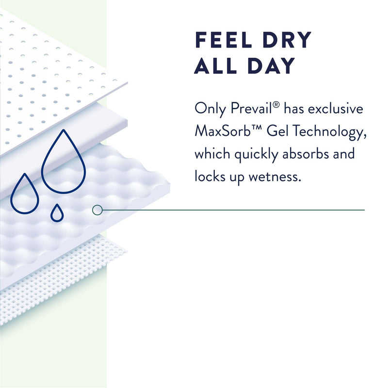 Prevail® Daily Unisex Adult Incontinence Brief Small Disposable Heavy Absorbency (677288_CS) 6/CS