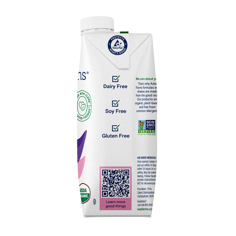 Kate Farms Peptide 1.5 Oral Supplement Vanilla Flavor Liquid 11 oz. Carton (1184936_EA) 1/EA