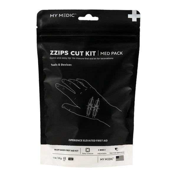 My Medic™ MED PACKS ZZIPS Cut Kit First Aid Kit Plastic Pouch (1207747_EA) 1/EA