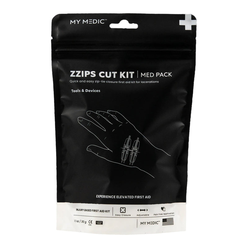 My Medic™ MED PACKS ZZIPS Cut Kit First Aid Kit Plastic Pouch (1207747_EA) 1/EA