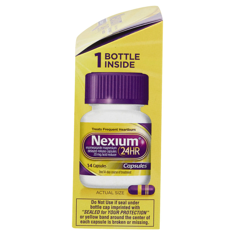 Nexium 24 HR Antacid 20 mg Strength Capsule 14 per Bottle (1010193_PK) 3/PK