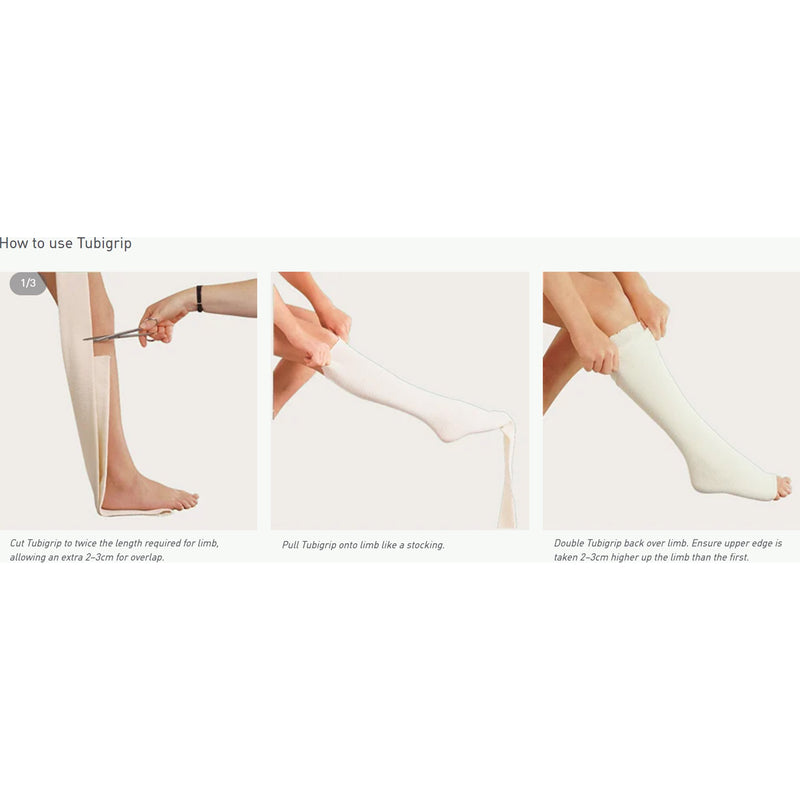 Tubigrip® Elastic Tubular Support Bandage 6-3/4 Inch X 11 Yard Small Trunk Pull On Natural NonSterile Size J Standard Compression (683828_EA) 1/EA