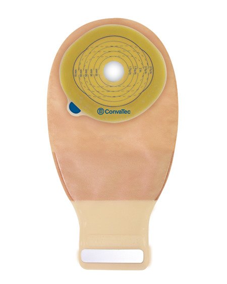 Esteem®+ Ostomy Pouch One-Piece System 12 Inch Length Pre-Cut 1-3/8 Inch Stoma Drainable (829837_BX) 10/BX