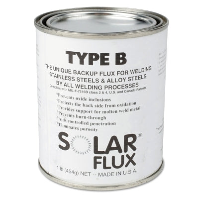 J.W. Harris SOLAR® FLUX Type B Welding Flux, Powder, 1 lb Can (348-S0FB01) 1 Can