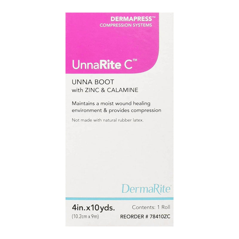 UnnaRite C™ Unna Boot Zinc Oxide / Calamine 4 Inch X 10 Yard (980206_BX) 1/BX