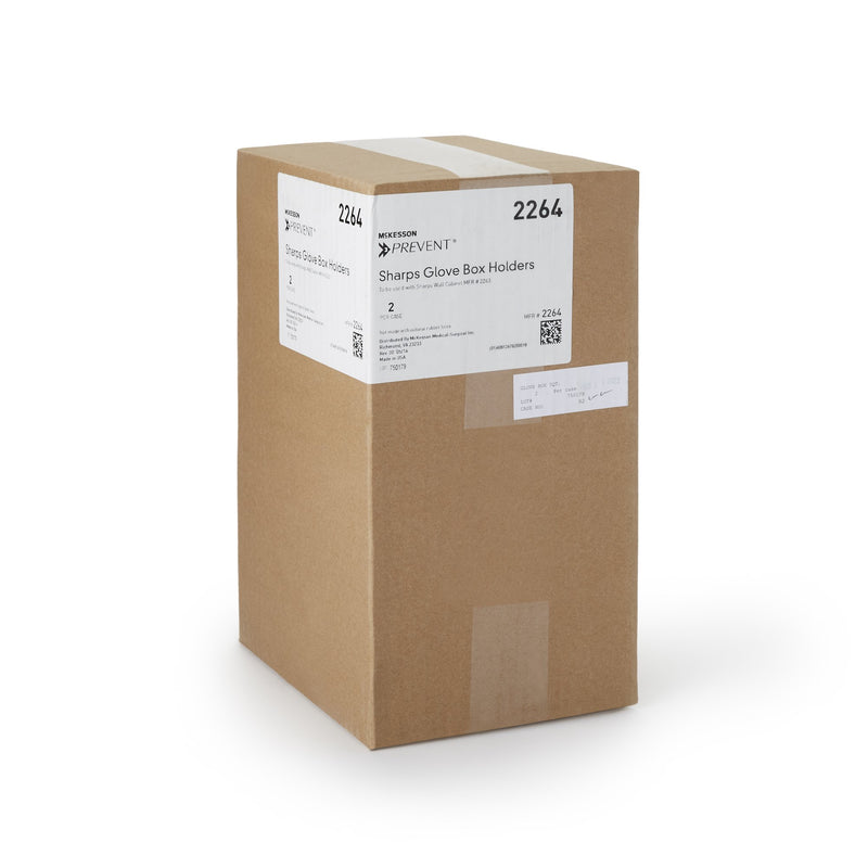 McKesson Prevent® Glove Box Holder Vertical Mounted 1-Box Capacity Putty 3-7/8 X 6-1/2 X 11 Inch Plastic (855129_EA) 1/EA