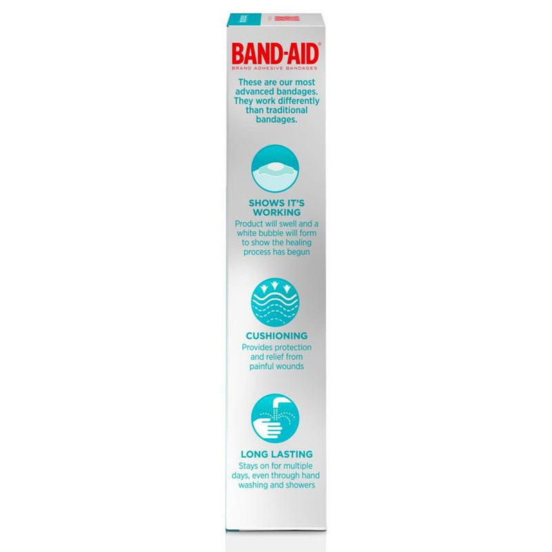 Band-Aid® Hydro Seal™ Waterproof Adhesive Strip 1.1 X 2.1 Inch Hydrocolloid Gel Oval Tan Sterile (1190354_CS) 24/CS