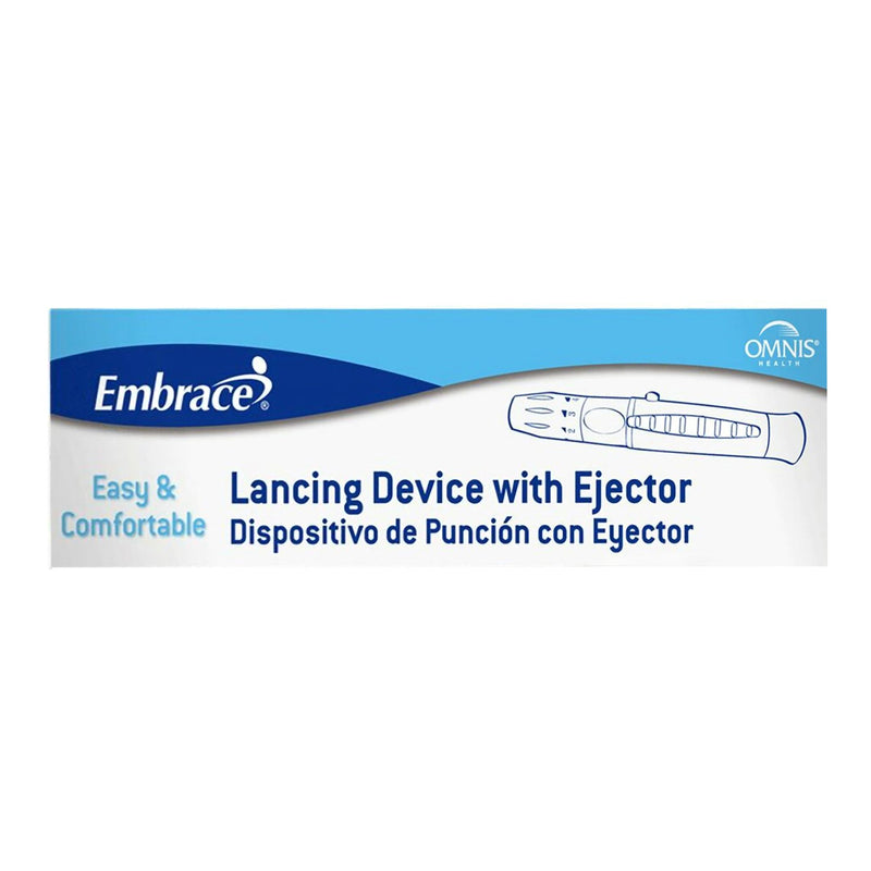 Embrace® Lancing Device Self Destructive Mechanism Push Button Activation Finger (1169448_BX) 1/BX