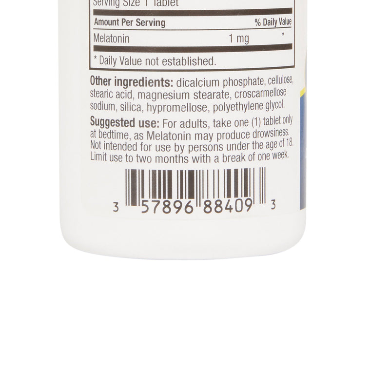 McKesson Brand Natural Sleep Aid 90 per Bottle Tablet 1 mg Strength (972127_CS) 12/CS