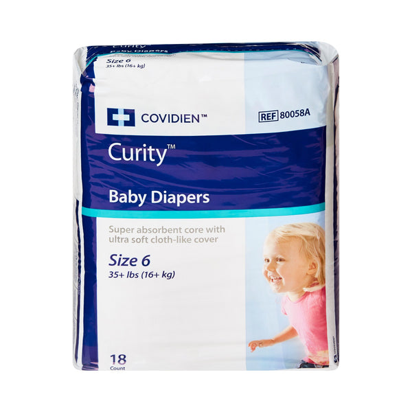 Cardinal Health™ Wings™ Unisex Baby Diaper Size 6 / 2X-Large Disposable Heavy Absorbency (724687_BG) 18/BG