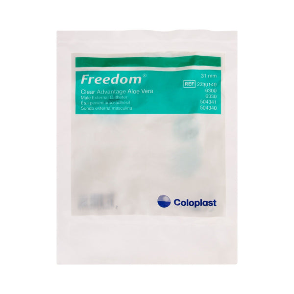 Clear Advantage® Male External Catheter Self-Adhesive Strip Silicone Intermediate (208378_CS) 100/CS