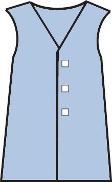 Sterile SMS Surgeons Vest, 30/CS  (35110) Case of 30