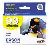 Epson® T099420-S (99) Claria Ink, 450 Page-Yield, Yellow (EPST099420S) Each