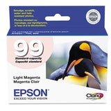 Epson® T099620-S (99) Claria Ink, 450 Page-Yield, Light Magenta (EPST099620S) Each