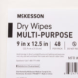 McKesson Task Wipe Medium Duty 48 Count Poly Pack 9 X 12-1/2 Inch NonSterile Disposable (864655_PK) 48/PK