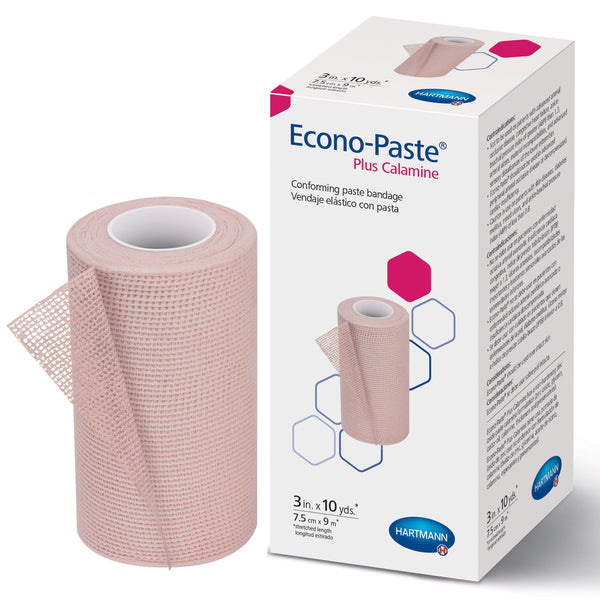 Econo-Paste® Plus Calamine Unna Boot Zinc Oxide / Calamine 3 Inch X 10 Yard (575835_BX) 1/BX