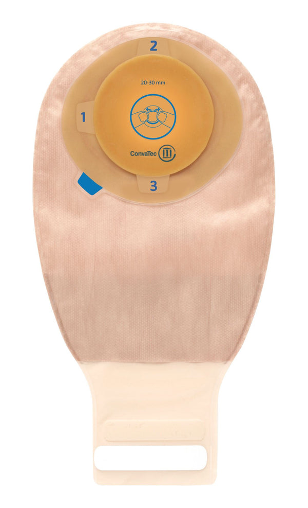 Esteem®+ Ostomy Pouch One-Piece System 12 Inch Length 1-3/16 to 1-9/16 Inch Stoma Drainable (993445_BX) 10/BX