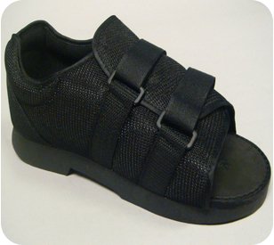 Bird & Cronin Post-Op Shoe Large Female Black (454586_EA) 1/EA